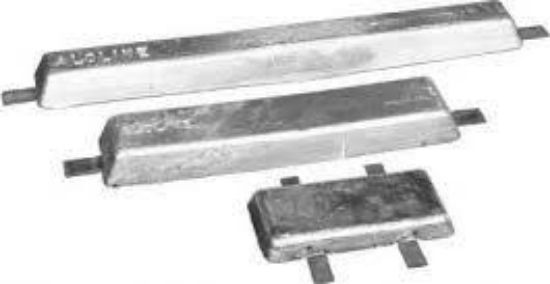Picture of Aluminum Sacrificial Anodes for the Marine Applications by Farwest Corrosion