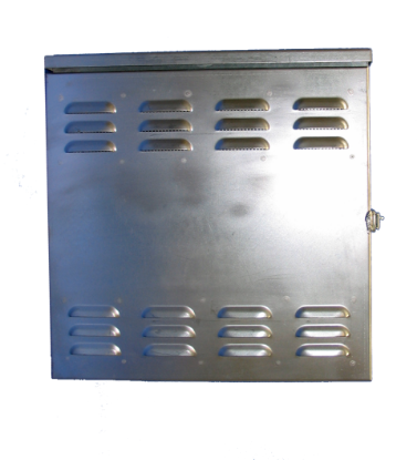 Picture of Standard Galvanized Steel Enclosures for Cathodic Protection by Farwest Corrosion