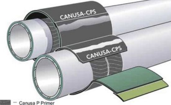 Picture of GTS-PP Global Transmission Sleeve for Polypropylene up to 140°C, by Canusa-CPS