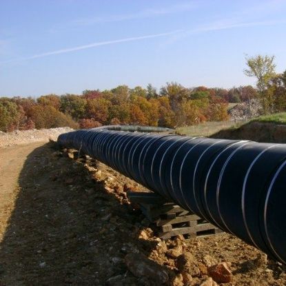 Picture of RockGuard HD Pipeline Protection Mesh by Industrial Fabrics, Inc.