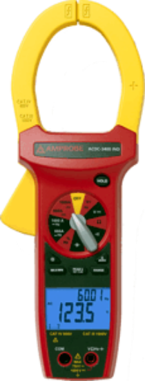 Picture of Amprobe ACDC-3400 IND CAT IV Industrial True RMS Clamp Meter